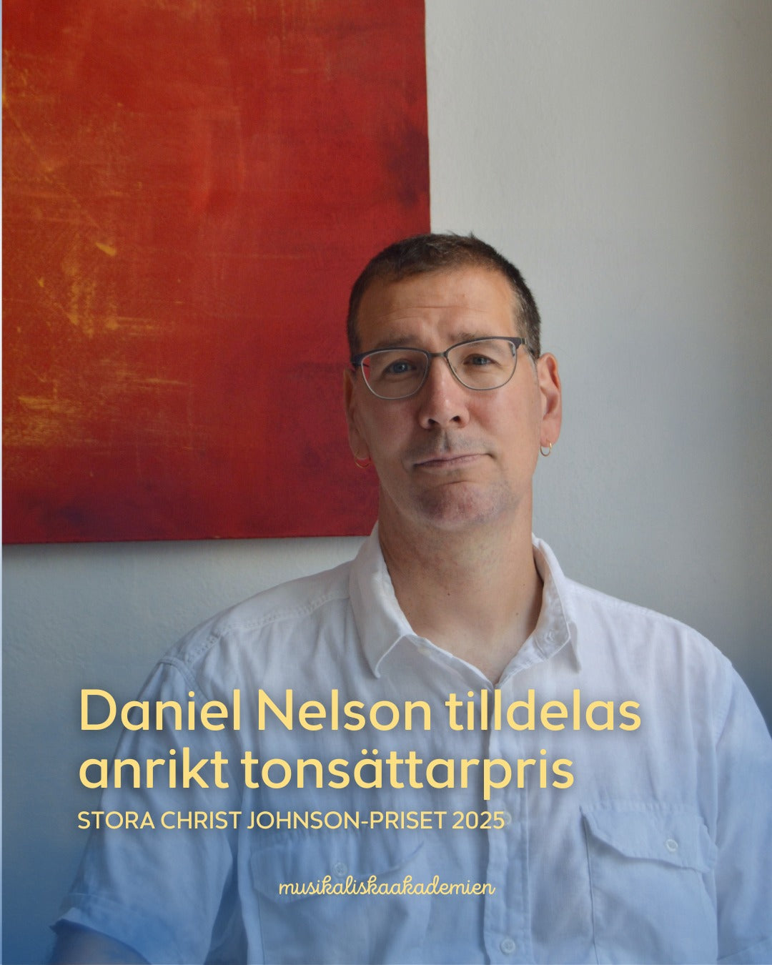 00058 = Stora Christ Johnson-priset till Daniel Nelson för Chaplin Songs