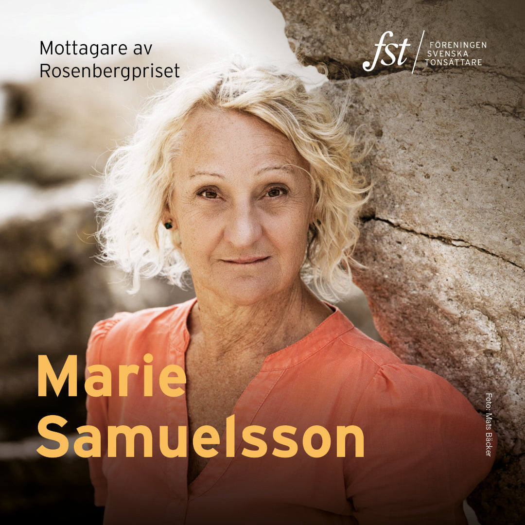 00026 = Marie Samuelsson tilldelas Rosenbergpriset