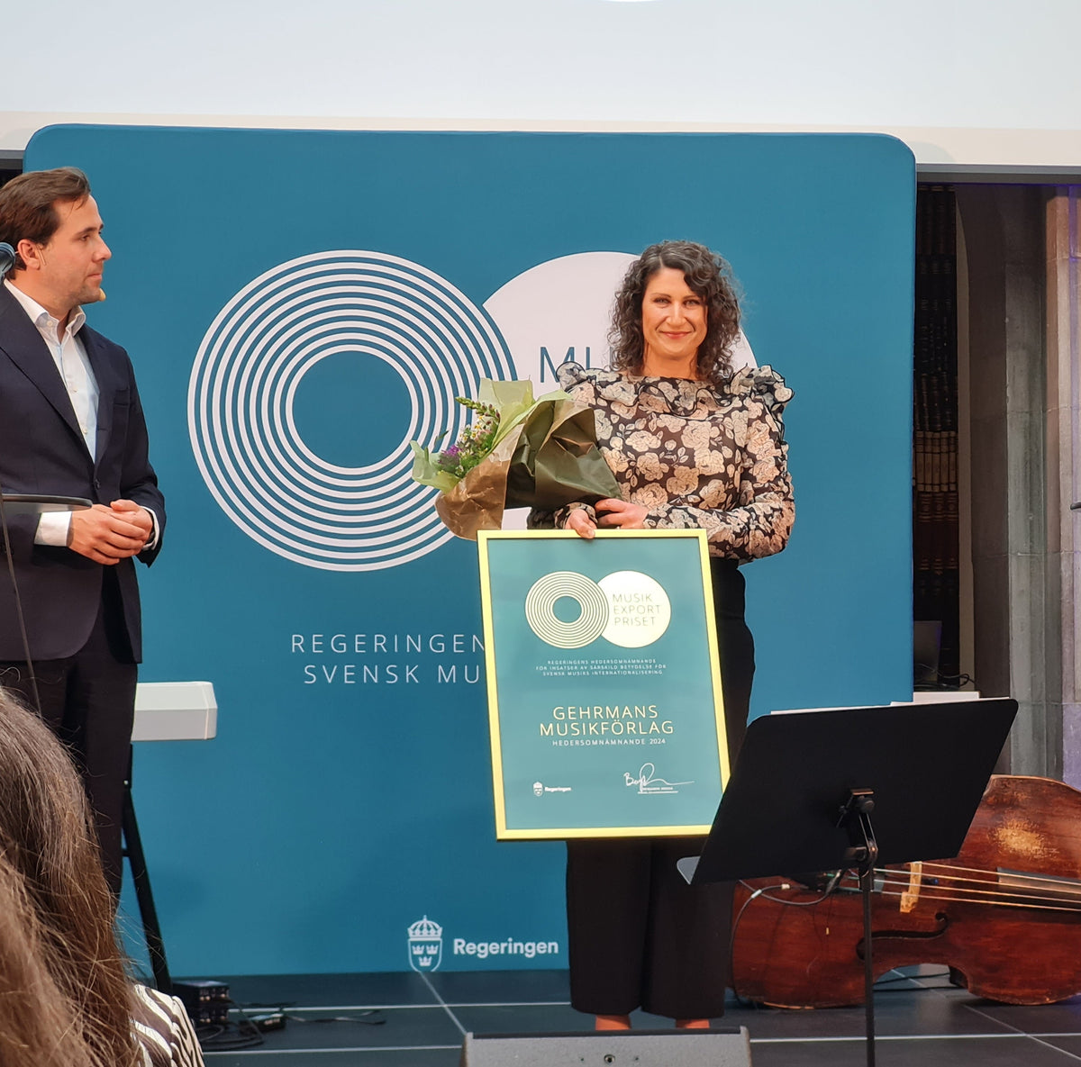 00043 = Gehrmans Musikförlag får Regeringens hedersomnämnande
