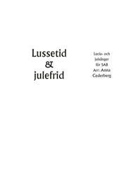 Lussetid & julefrid