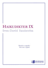 Haikudikter IX