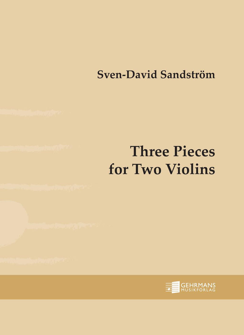 Three Pieces for two Violins