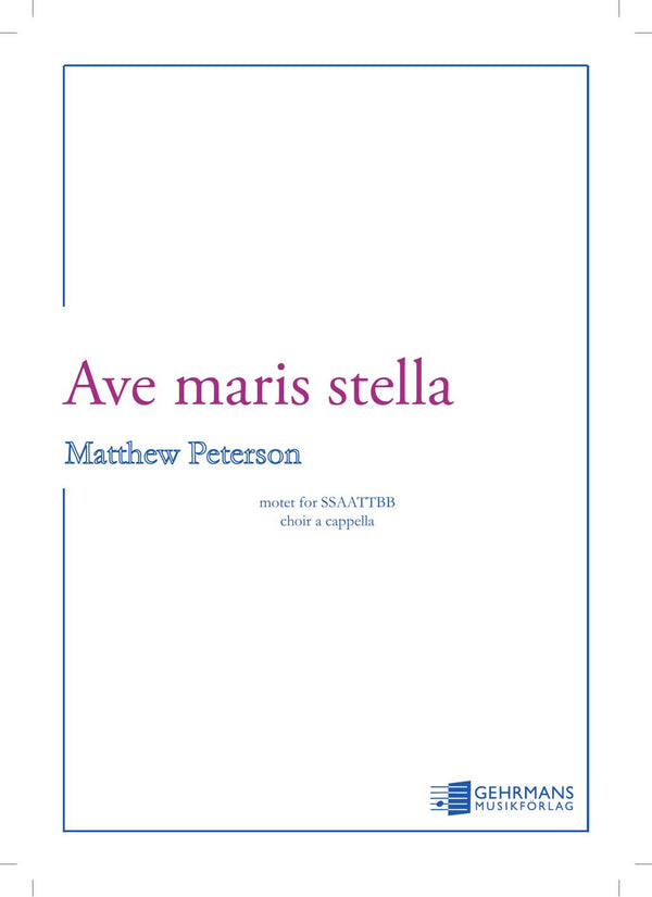 Ave maris stella