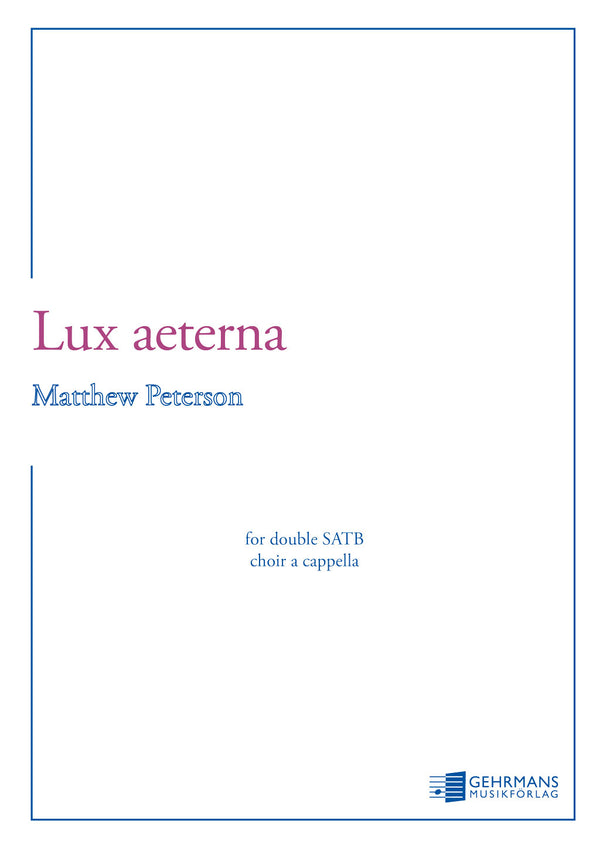 Lux aeterna