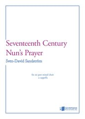 Seventeenth Century Nun's Prayer
