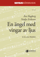 En ängel med vingar av ljus