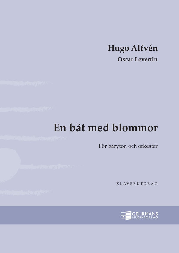 En båt med blommor