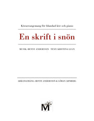 En skrift i snön