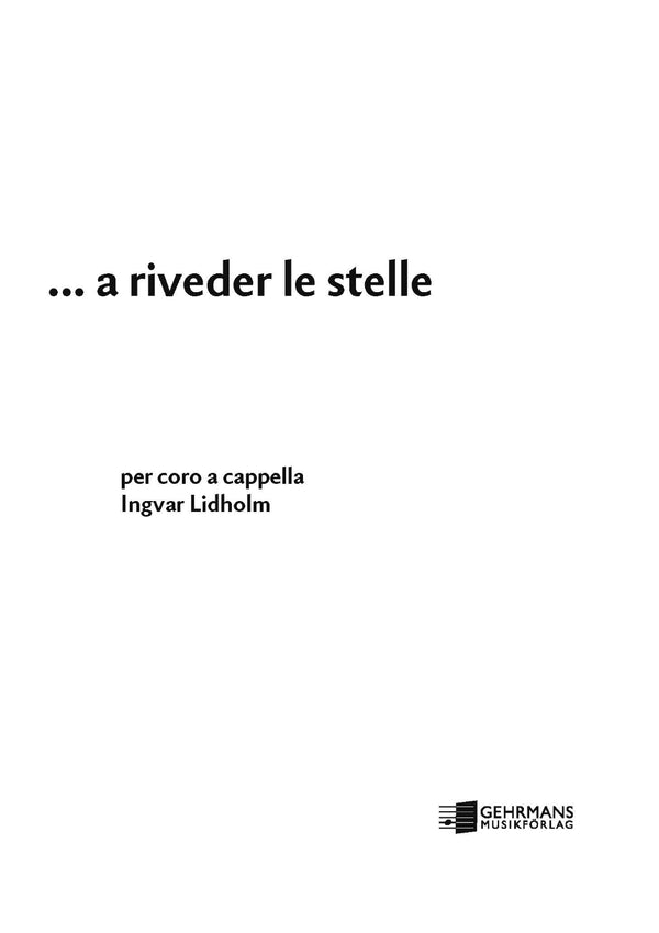 a riveder le stelle