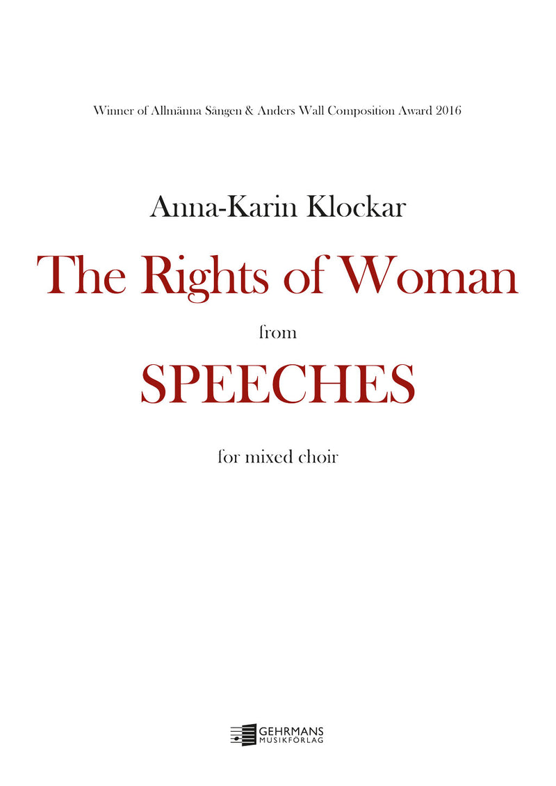 The Rights of Woman