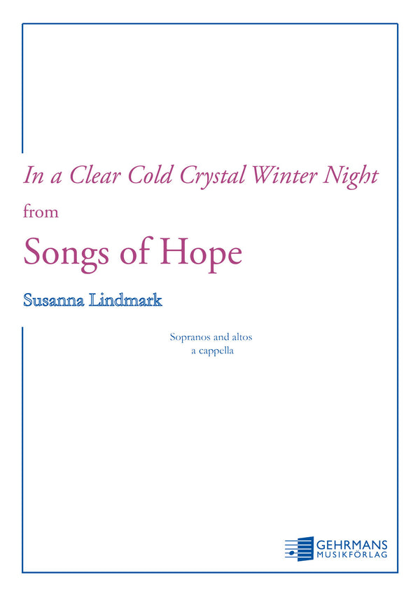 In a clear cold crystal winter night